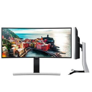 34" Curved T Shape Stand Led
